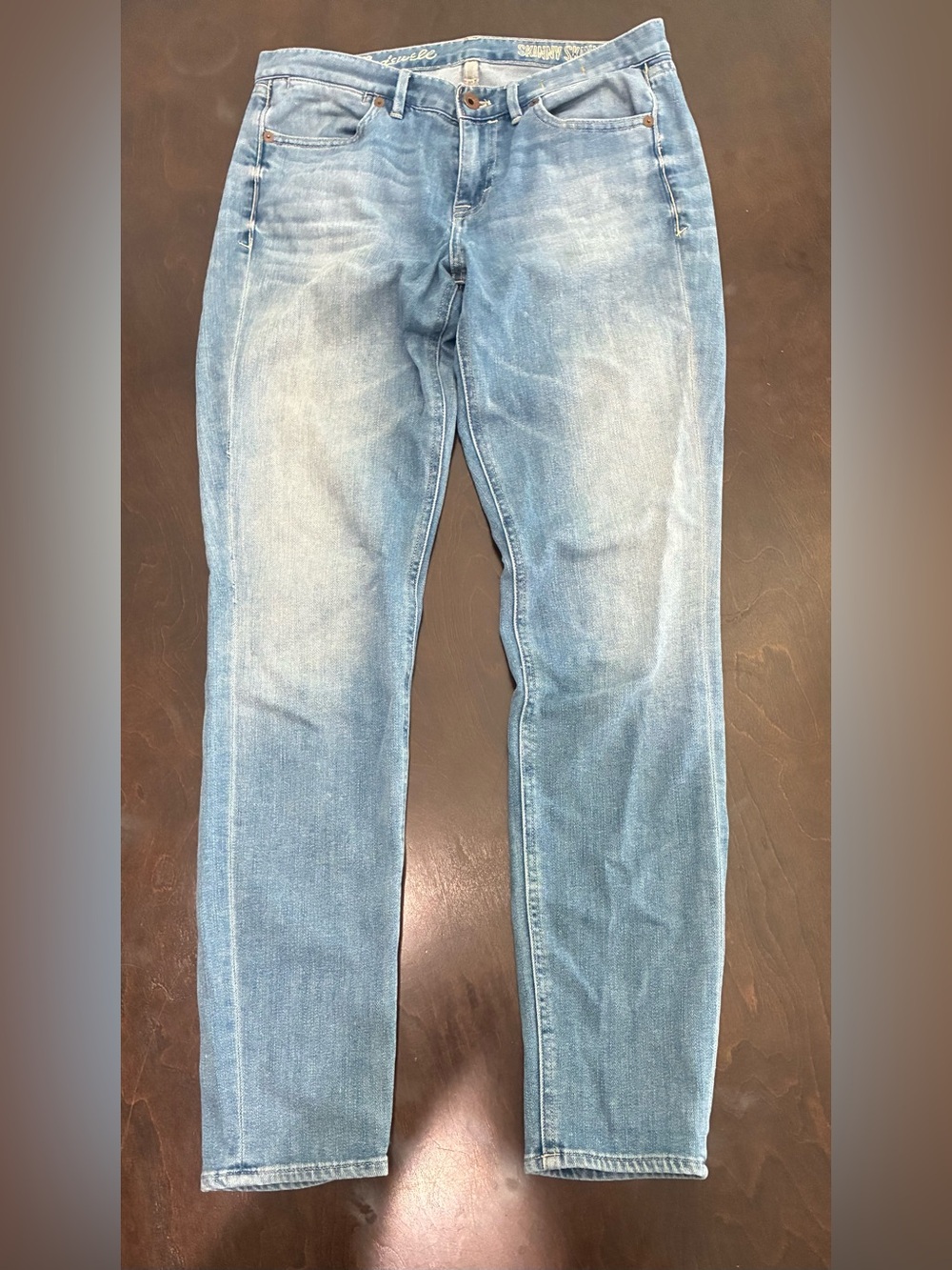 Madewell Men's Faded Light Blue Slim Jeans